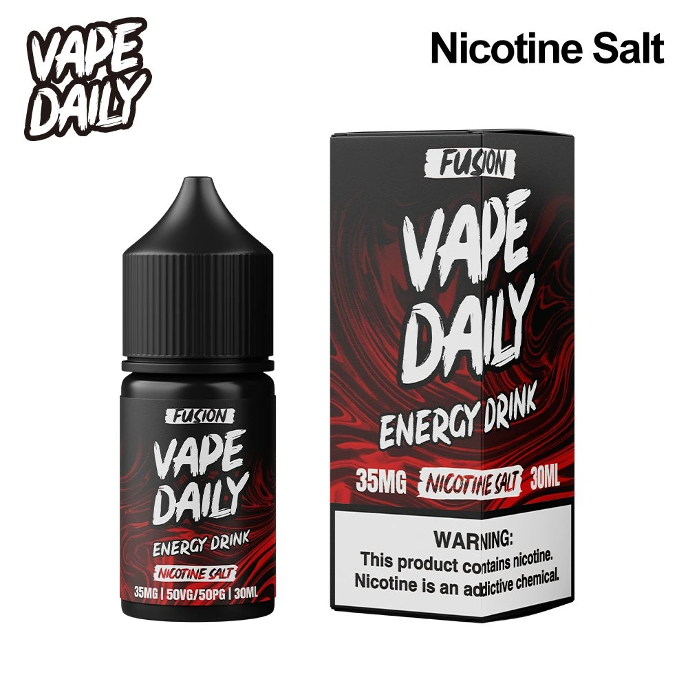 Tous les jours de haute qualité Vape de bon goût Fabricant OEM de sel de la nicotine ODM 35mg 30ml Jus d'E E Liquide pour Vape