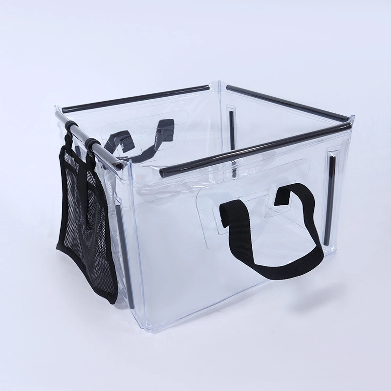 Calidad Premium plegable Flexible Lavavajillas Lavabos de plástico plegables de contenedor de disipador de agua transparente cuchara Camping 20L mejor el almacenamiento de agua