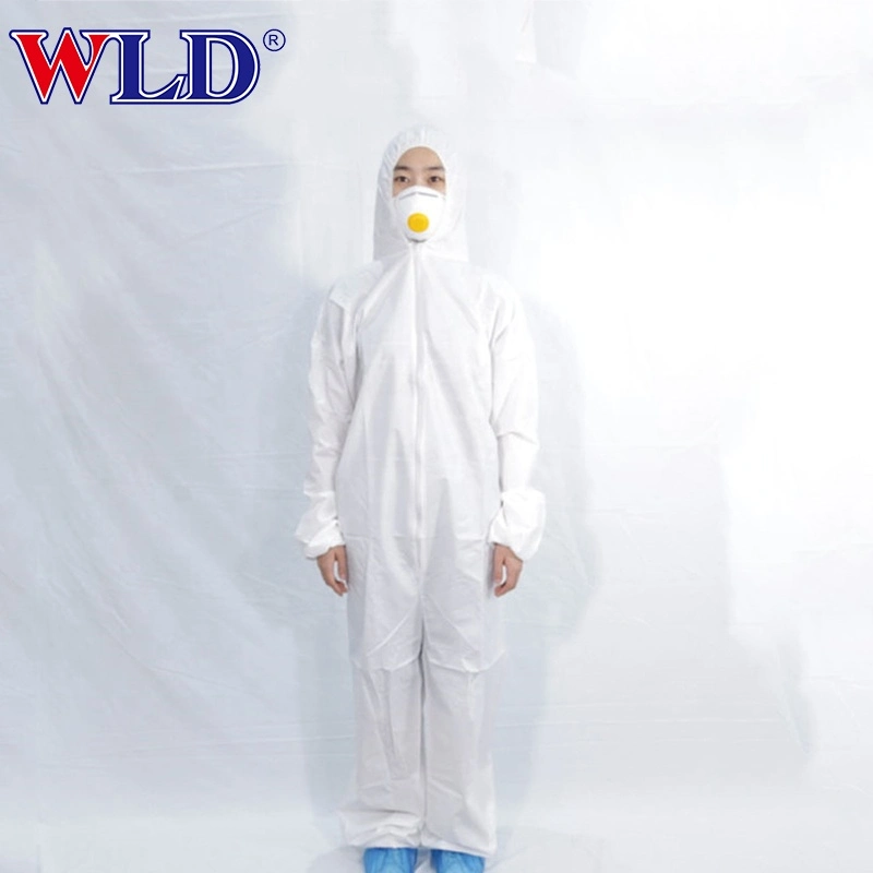 Medic Protéger les vêtements Sugama Non-Woven combinaisons jetables de gros, Zhuohe, Wld