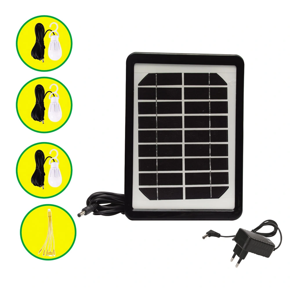 Ea-At999 Solar Small System with LED Lamps, Portable Lighting System