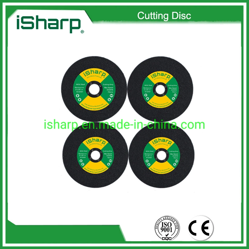 Ultra Thin Black Cut off Disc T41 Flat Resin Bond Abrasive Cutting Wheel 4 Inch