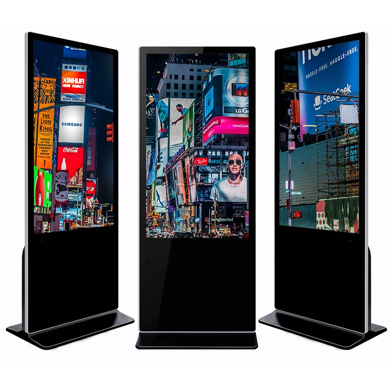 55inch Indoor Vertical LCD Stand Alone LCD Screen for Advertising