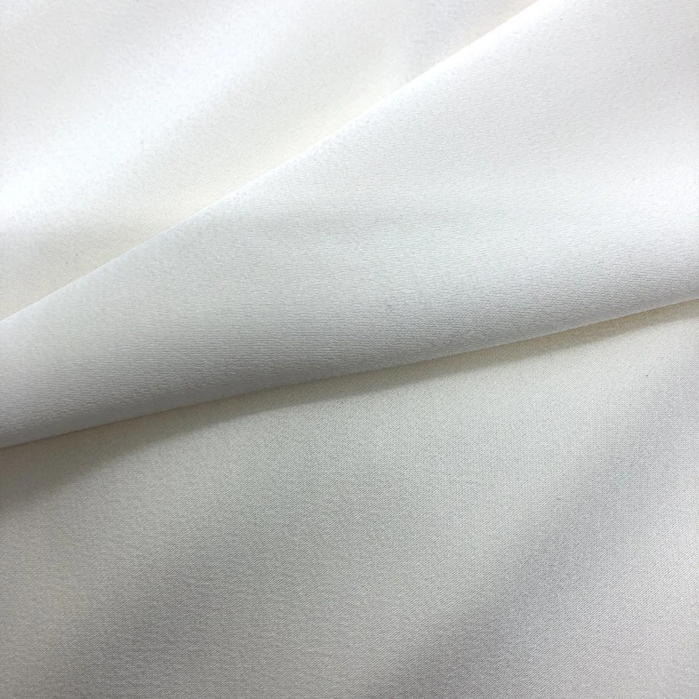 Silky140GSM Glossy Polyester Imitated Silk Acetate Spandex Satin Fabric