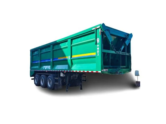 Self Unloading Semi Trailer Used for Transport of Agricultural/Ming Use Like Grains/Corns/Peanuts/Wheat/Coals/Stones/Sands/Minerals/Construction Buildings