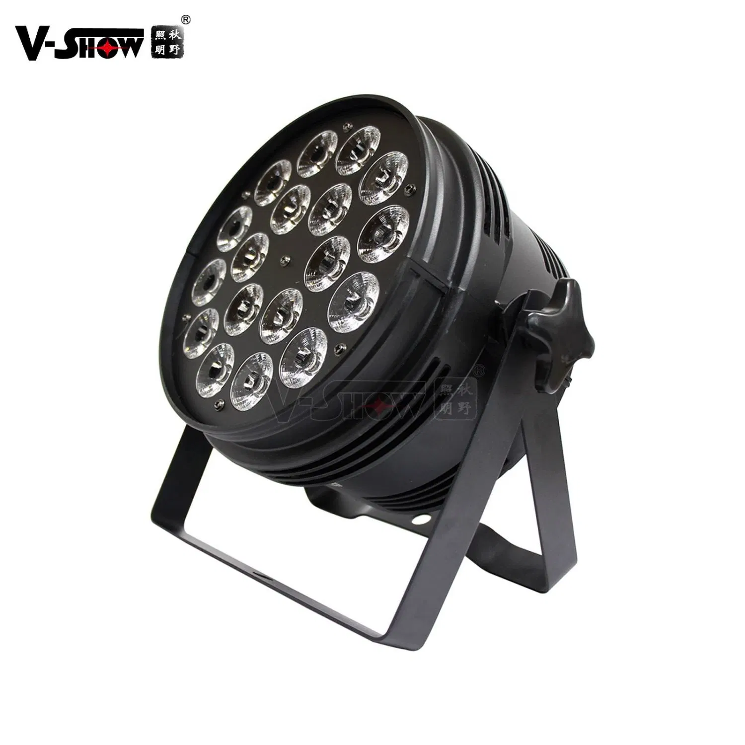 V-Show P1806s LED تكافؤ عالي الجودة الضوء للمرحلة الداخلية الديناميكية إضاءة نادى DJ