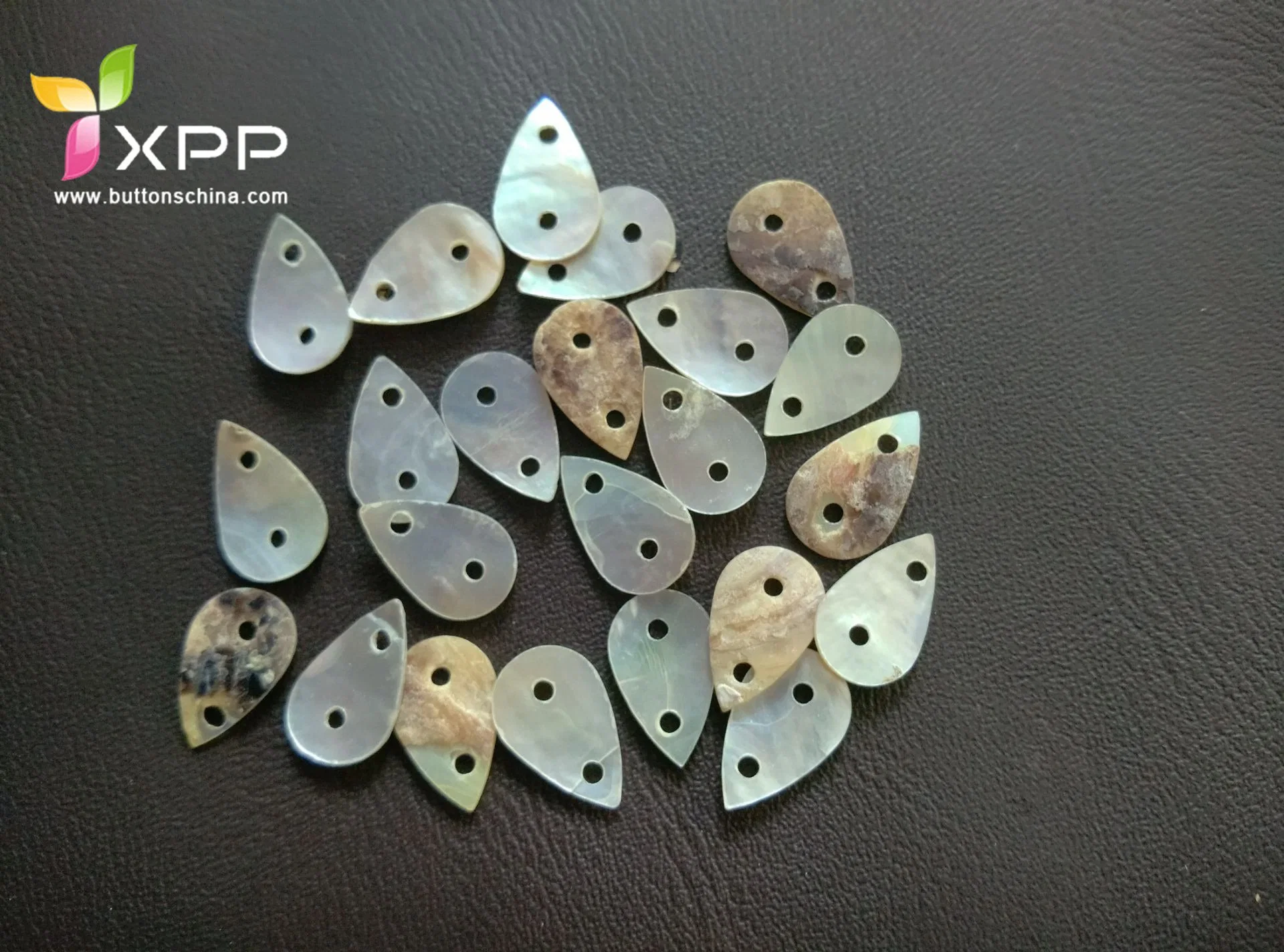 One Hole Oval Espeicial Shape Agoya Shell Button Natural Button