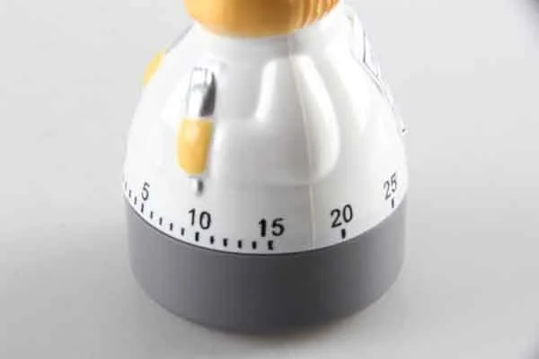 Hand Held Knife and Fork Chef Shaped Plastic Kitchen Timer