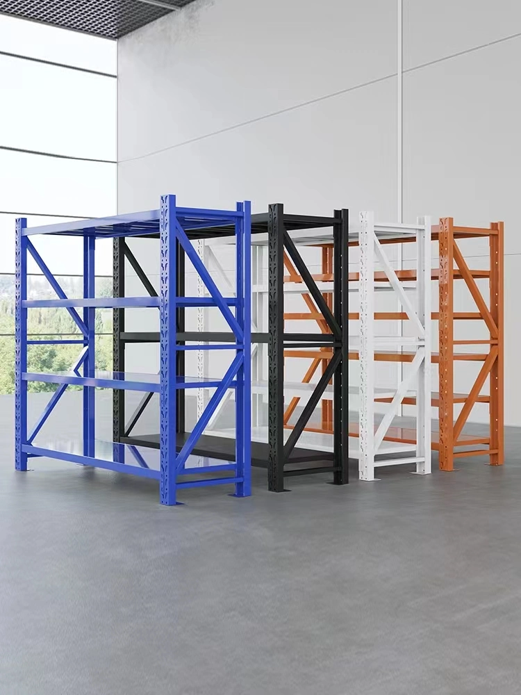 Chinese Slippers Industrial Adjustable Metal Pallet Rack Warehouse/ Storage/Display/Goods/Supermarket Boltless Shelf with 3 or 4 Tiers