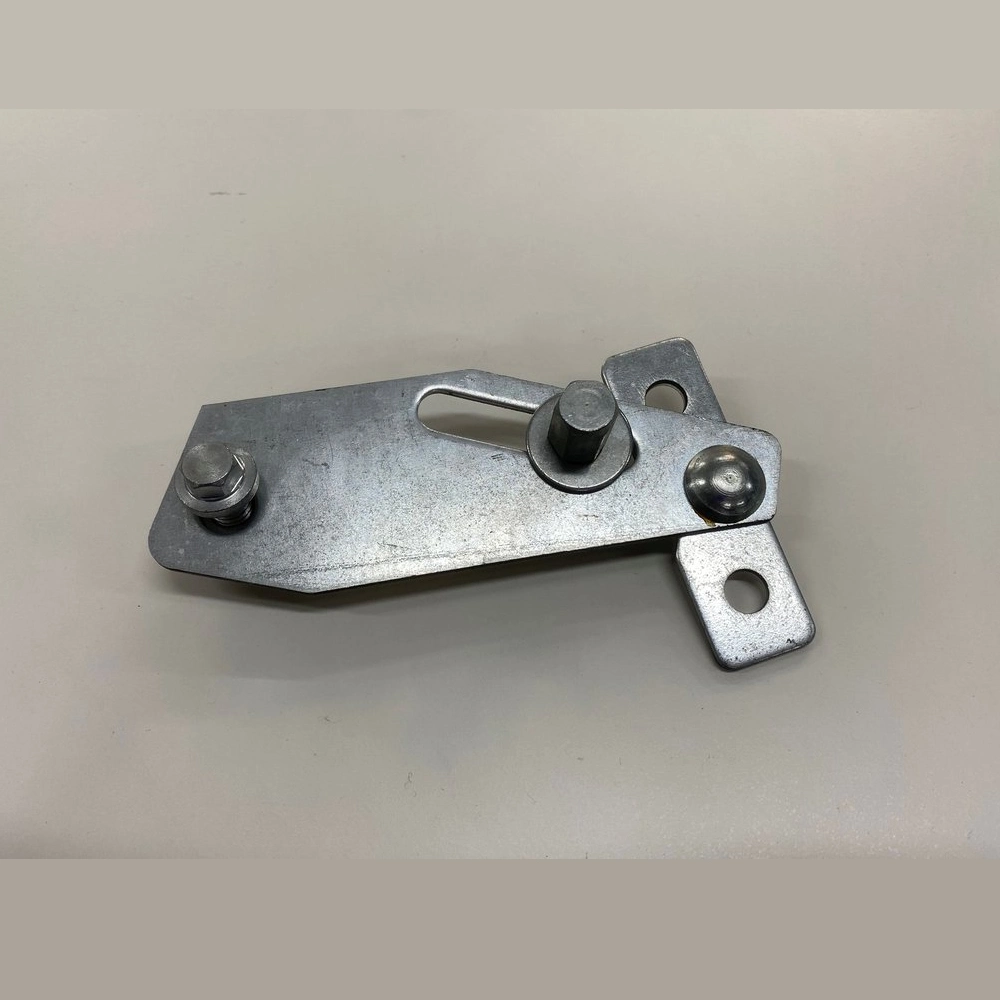 Custom Steel Sheet Metal Fabrication Silver Hot DIP Galvanized Spring Hanger for Garage Door