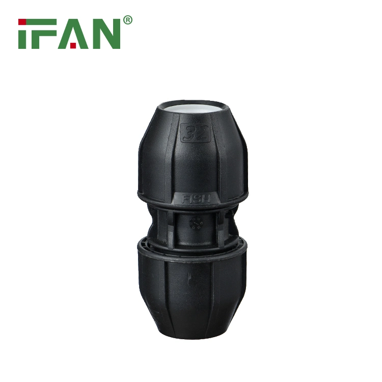 Ifan HDPE/PP/PE Drain Pipe Fittings Pn16 20-110mm Size Grey Color for Drip Irrigation