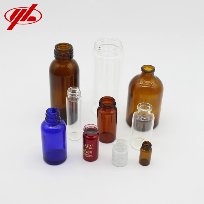 Glass Vial with Scale and Logo for Customized