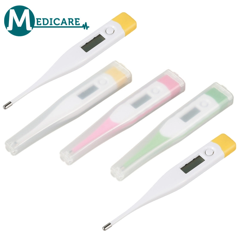 Medical Clinical Approval Thermometer Flexible Spitze Baby Tragbare Digitale Thermometer LCD Cartoon Tierdesign