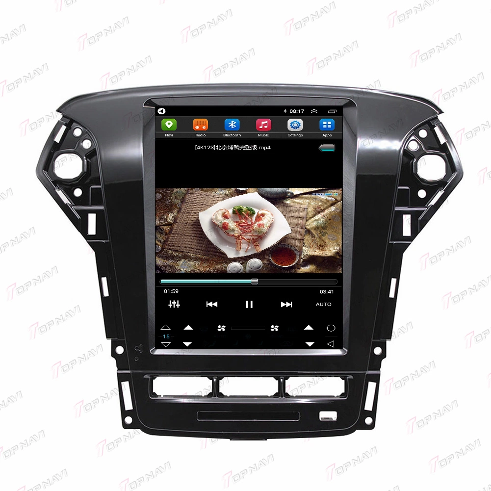 نظام Android Car Multimedia لشركة Ford Mondeo 2011 4GB 2013 ذاكرة RAM 64 جيجابايت شاشة فلاش كبيرة في مشغل أقراص DVD للسيارة