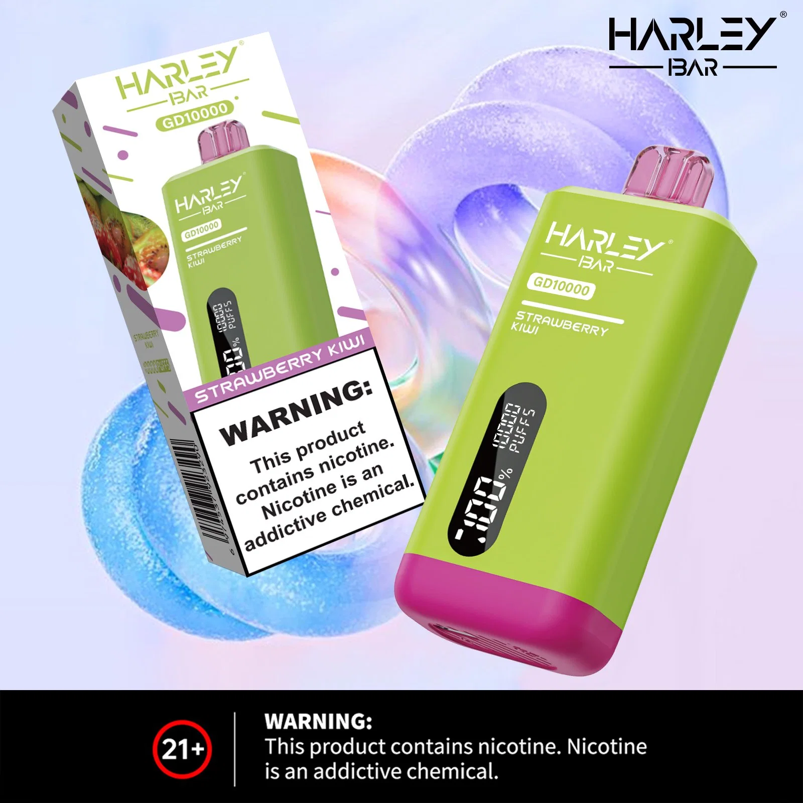 Harleybar 10000 Puff Big Cloud Smoking Disposable/Chargeable Vape Wholesale/Supplier vape Wholesale/Supplier Device Atomizer 10000puffs Empty E-Cig Pod Vaporizer Vape