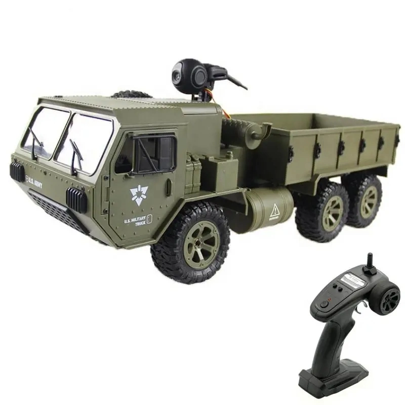 Remote Control Car Speed Scale Flexible Turning Simulated Model 2.4G 1: 12 Full-Scale Six-Wheel Drive Modified Tent Card Cool Truck