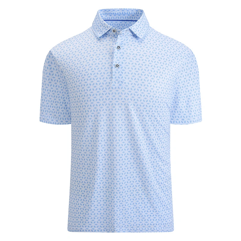 Premium Polyester and Spandex Polo Shirt with Print