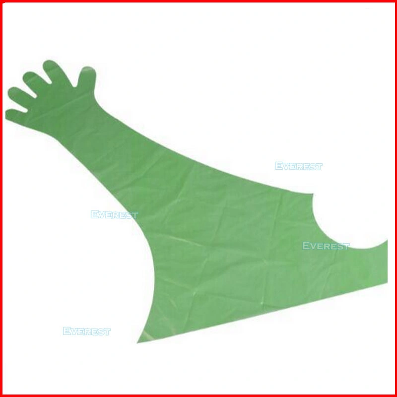 Ob/EVA/LDPE/CPE/HDPE/ Plastic Polyethylene Ai Long Arm Sleeve Rectal Insemination Disposable PE Veterinary Gloves for Insemination