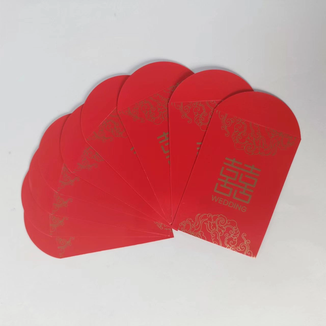 Factory Wholesale/Supplier Logo Paper Printing Red Small Gift Envelope