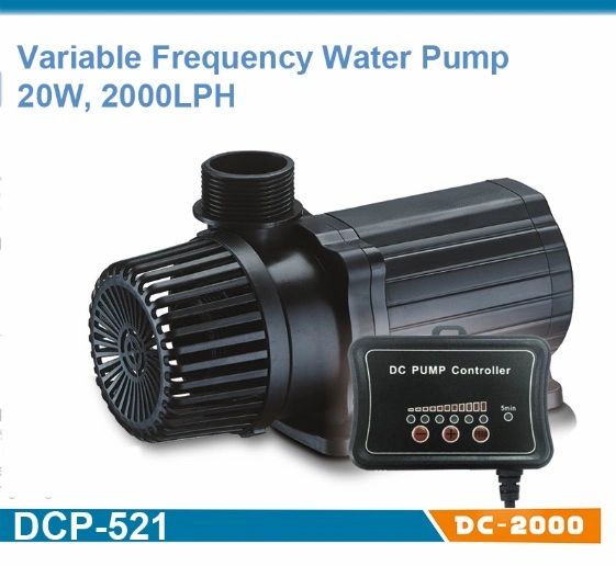 DC Water Pump 2000L/H 20W Max, Flow/ Power Adjustable