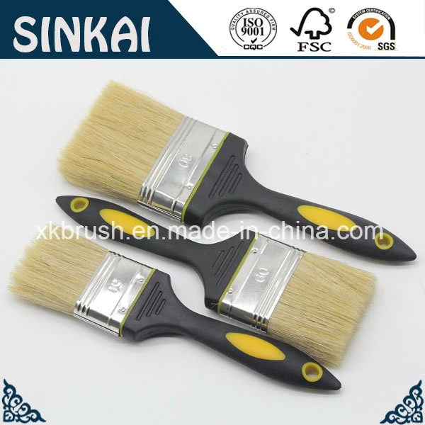 Rubber Plastic Handle Paint Brush