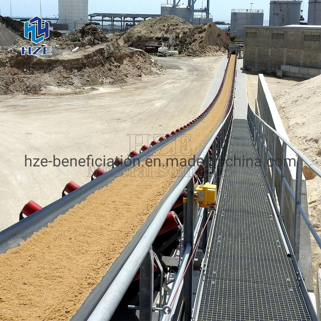Mine Equipment Belt Conveyor of Mineral Processing Plant