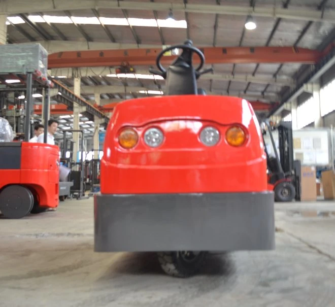 4ton Mini Electric tractor con el sistema EPS Vlift Tractor para servicio pesado estable