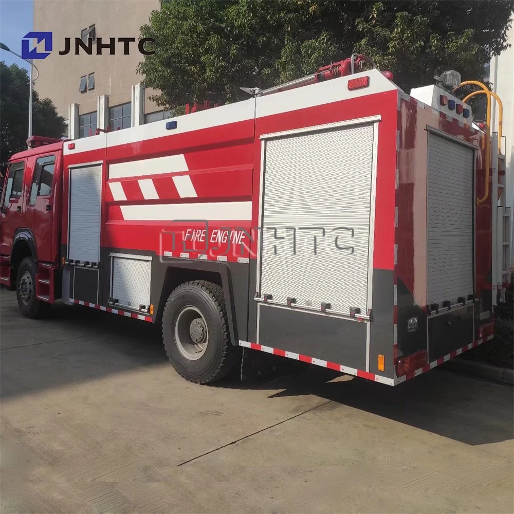 China Double Row Cabin 6 Wheels Water Tanker Foam Fire Fighter Truck Fire Fighting Trucks for Sale