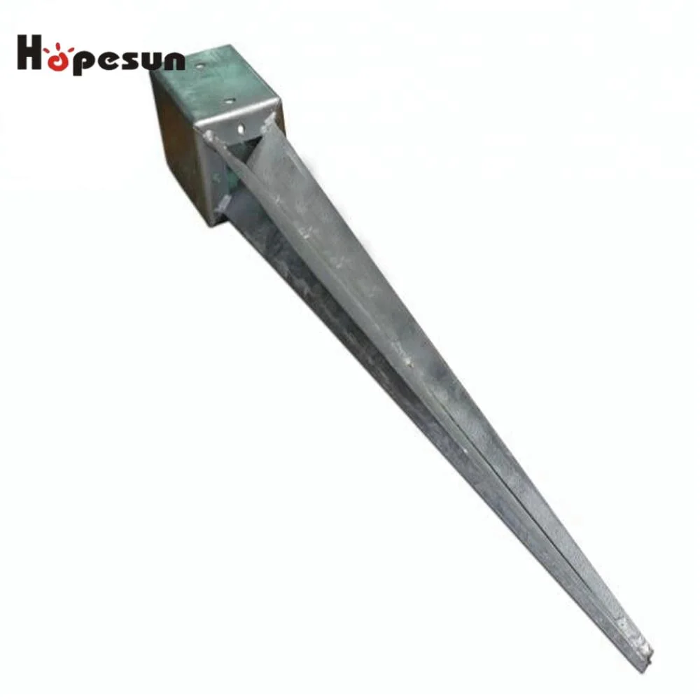 Factory Price Ground Power Wood Fence Pole Anchor