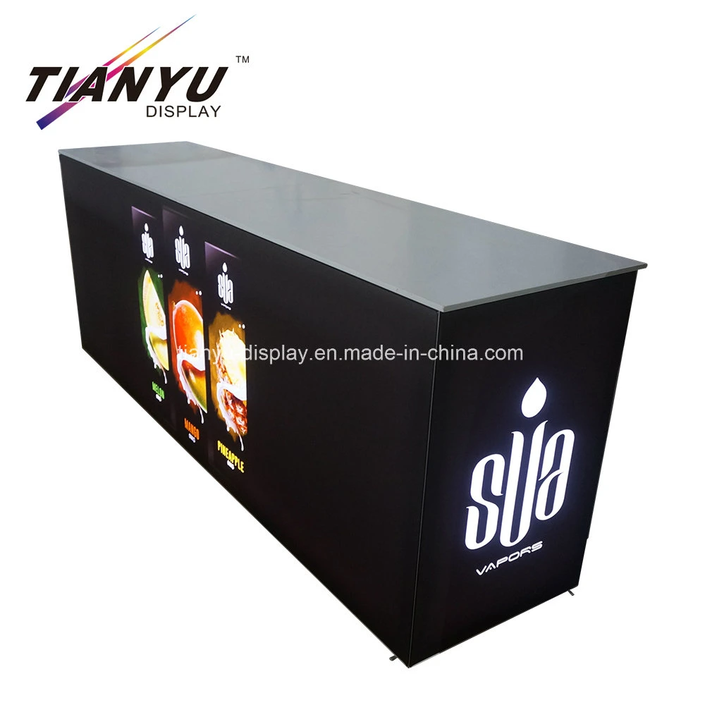 Design Modular Glossy Trade Show Expo Booth and Manufacture Customized