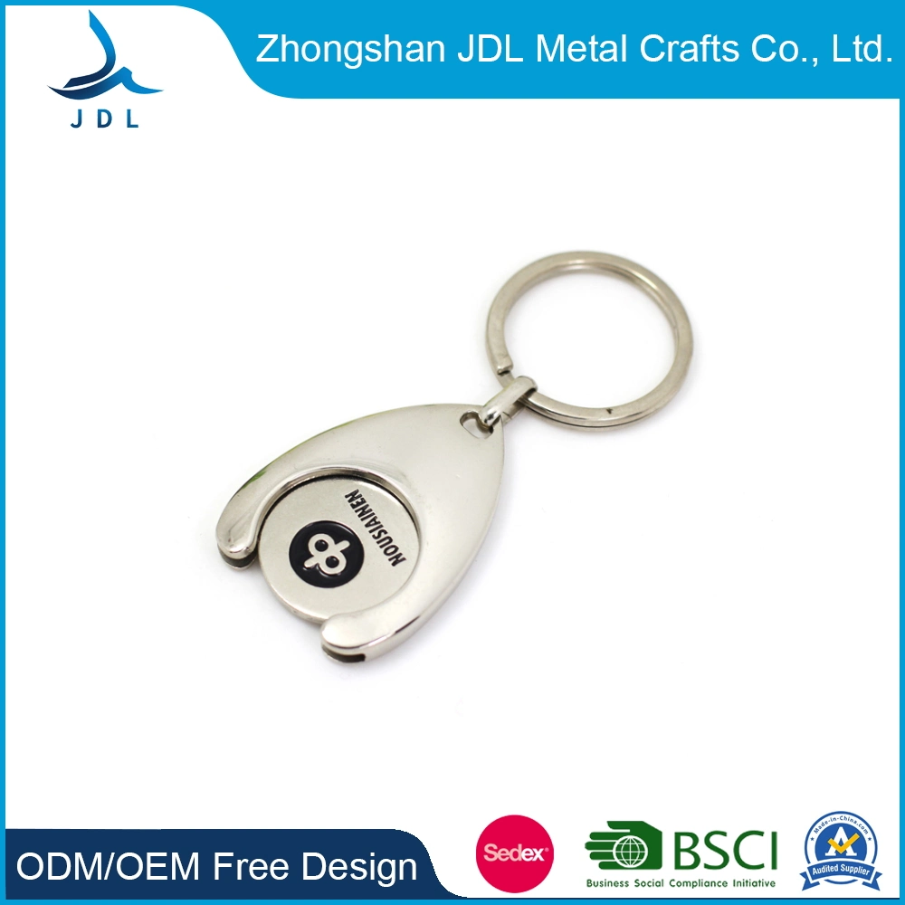 High quality/High cost performance Euro Trolley Club Card Market Cap Castle Challenge Get Free Caddy with Printed Logo Token Coin Key Holder