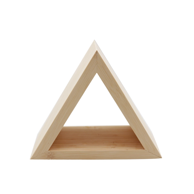 Nouveau produit Triangle de bambou Wall Hanging maison moderne de la décoration des pièces