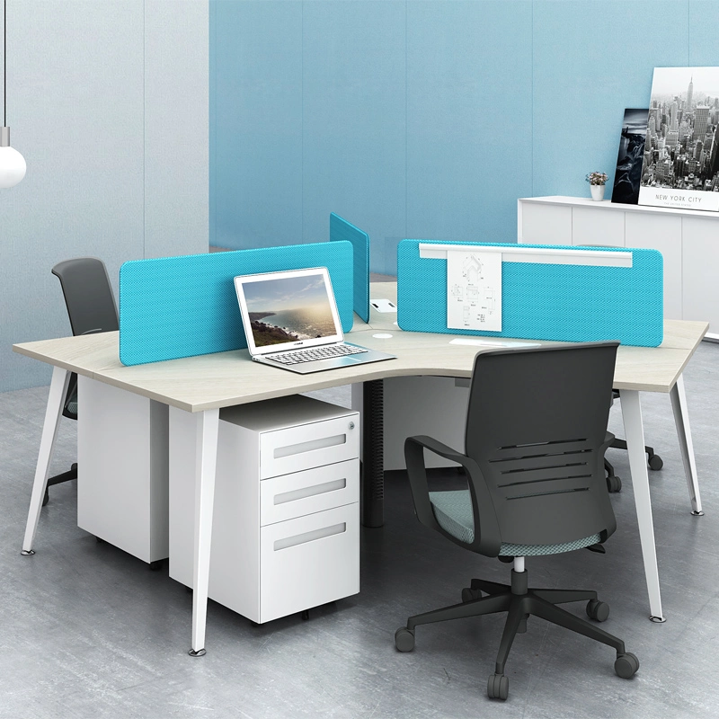 Office Furniture Manufacturer Modern Office Table 120 Degrees Staff Desk
