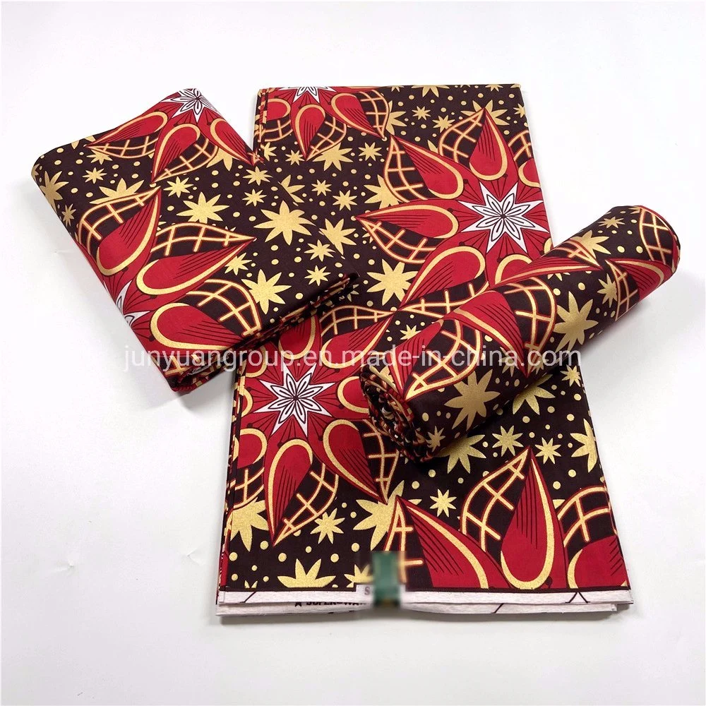 Wholesale/Supplier Ankara Fabric Africa Real Wax 100% Cotton / Polyester Print Jacquard Design Ghana Wax African Textile Cloth Loincloth Fabrics