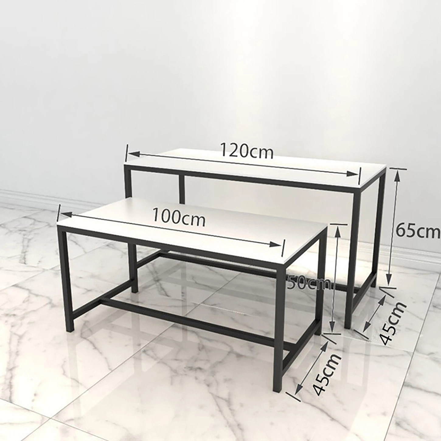 Mesh Metal Display Rack for Visibility