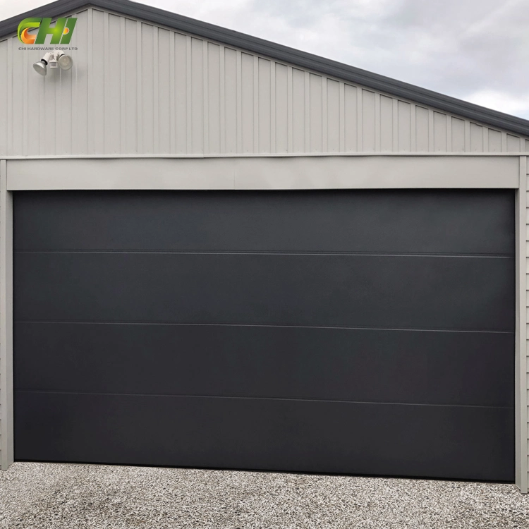 Luxury Frameless 10 X 10 Motorized 8X7 Garage Door Wrought Iron Roll up Sectional Garage Door Insulated