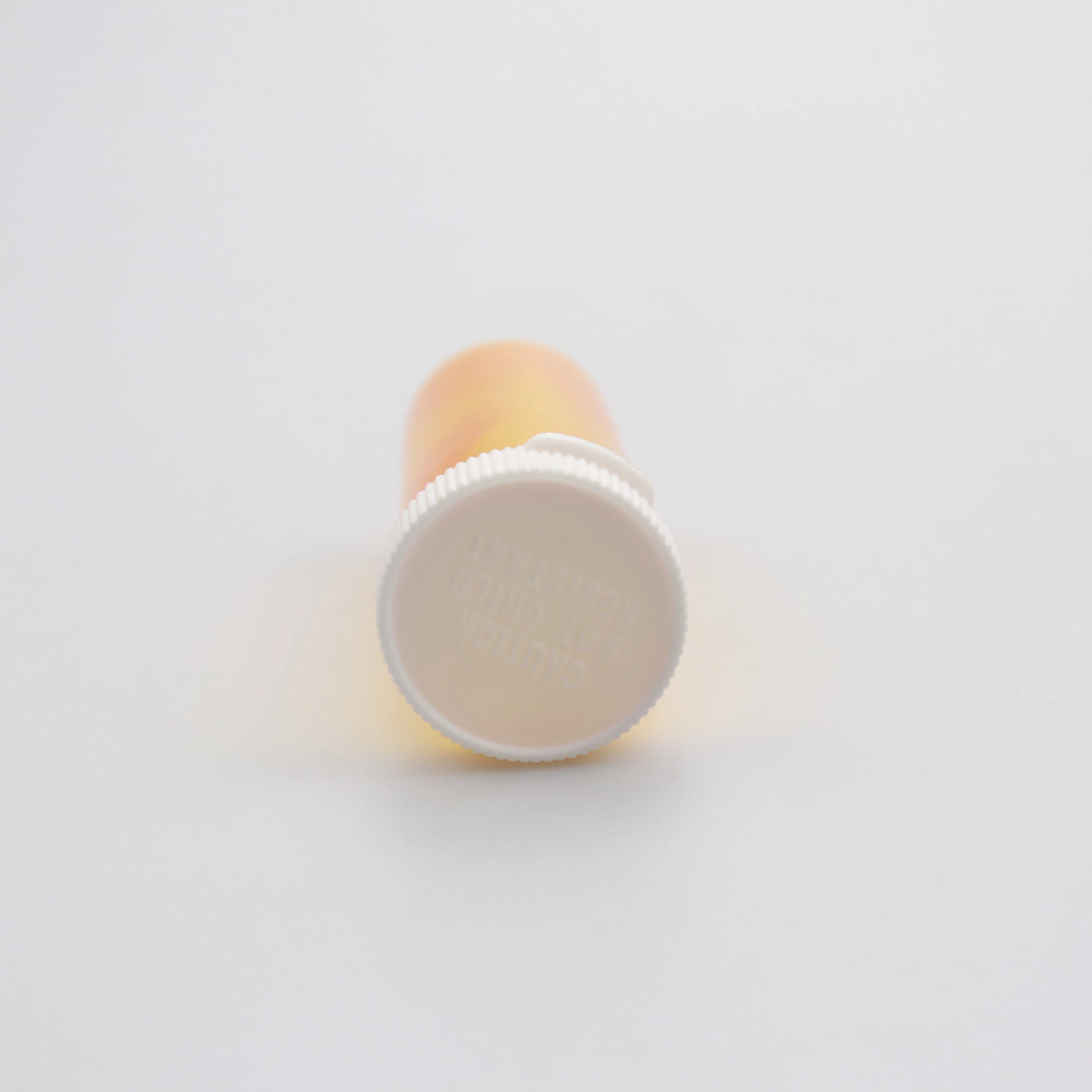 New Product 6/8/13/16/20/30/40/60dr Orange Pill Bottle Pill Tablet Medical Plastic Bottle With Snap Cap