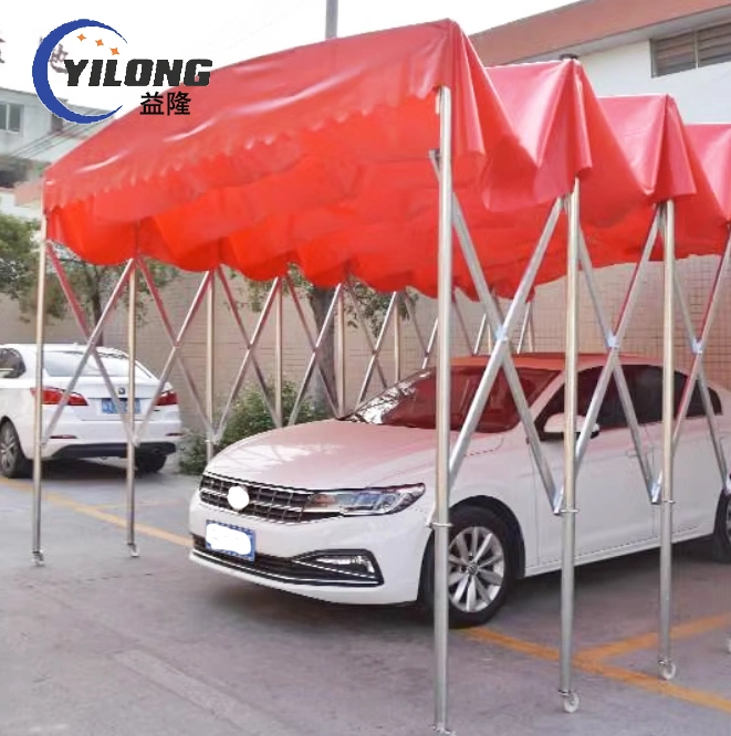 Waterproof Driveway Gate PVC Tarpaulin Roof Metal Frames Car Sun Shield Carport Canopy Cover 10 X 20