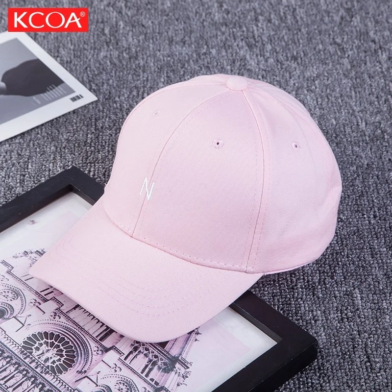 Rosa moda Vuelva diseñado 6 Panel algodón gorra de béisbol