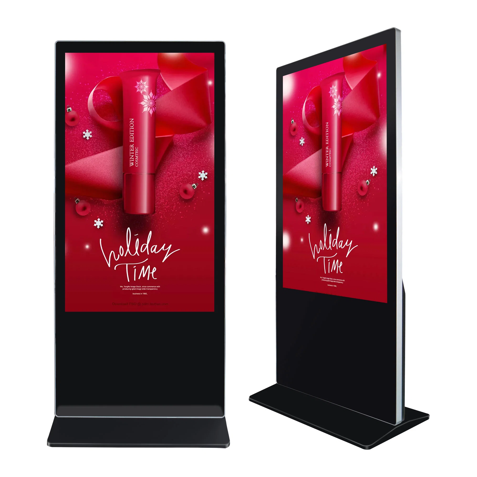 Floor Standing 65inch LCD Advertising Video Player Promotion LCD Digital Signage for Shopping Mall