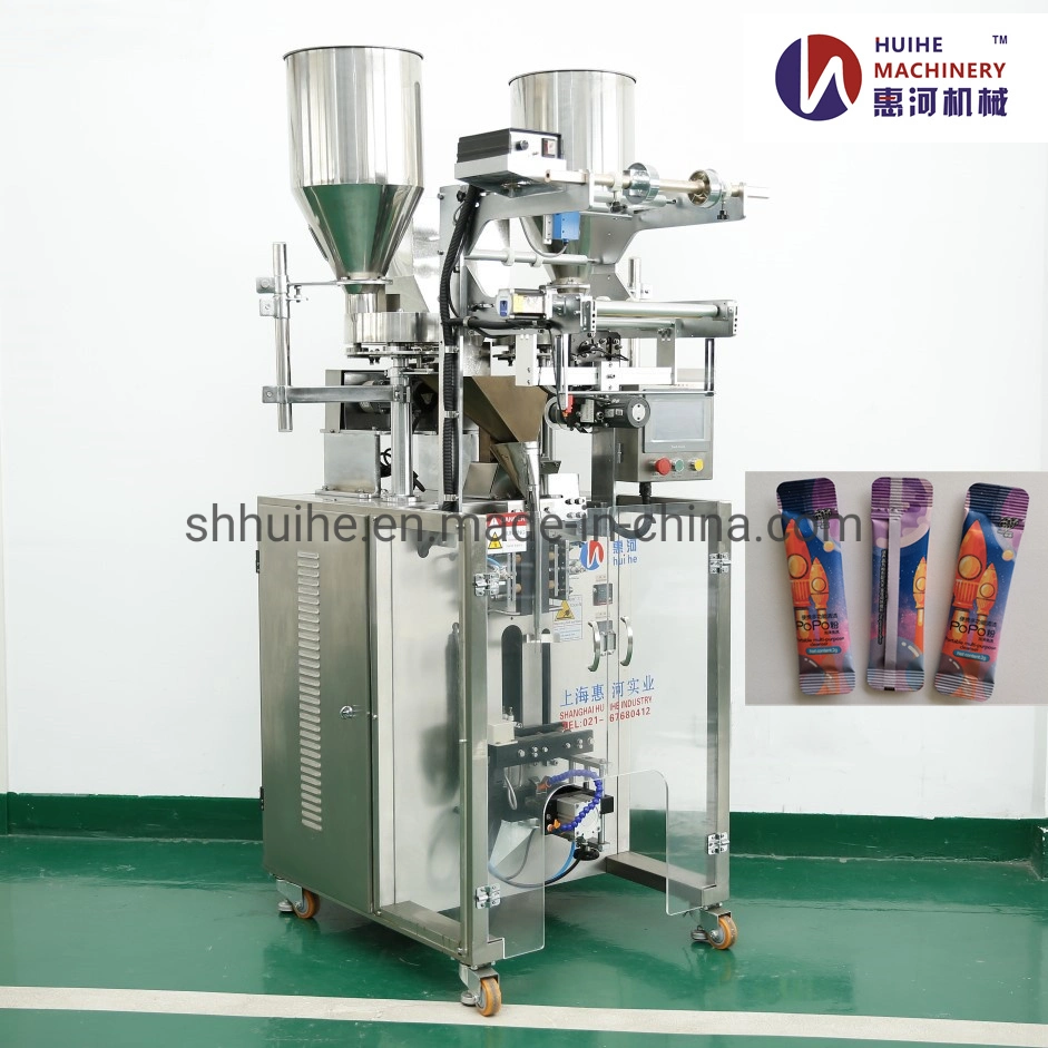 Automatic Double Measuring Cup Granule Packaging Machine for White Granulated Sugar Salt