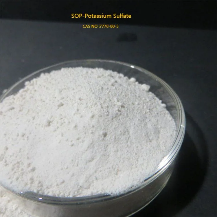 SOP - Sulfato de potasio no CAS: 7778-80-5 50% 45% 40% PURITY Sulphur Fertilizer Bulk Blending Fertilizer