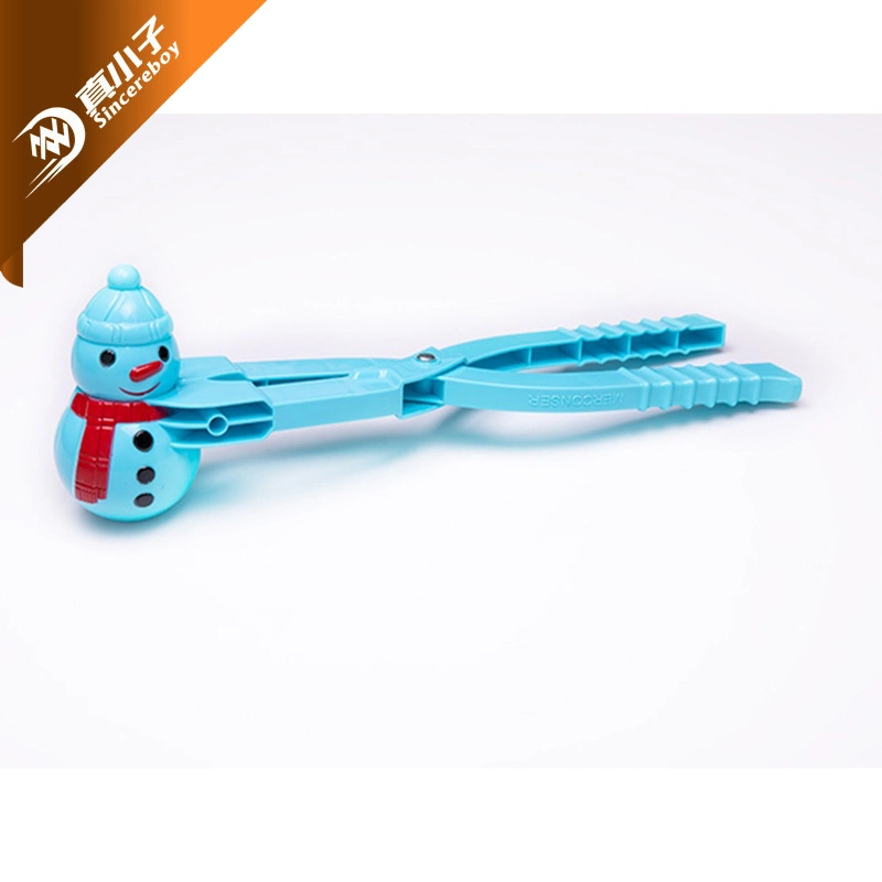 Cute Snowman Duck Dinosaur Shape Snowball Maker Clip Tongs Kids Winter Outdoor Funny Snow Sand Mold Snowball Fight Sports Toys