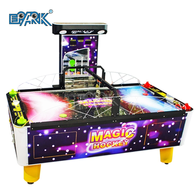 Теннисная настольная теннисная машина с аттракционов Air Hockey Table с монетным управлением и звездой Тема