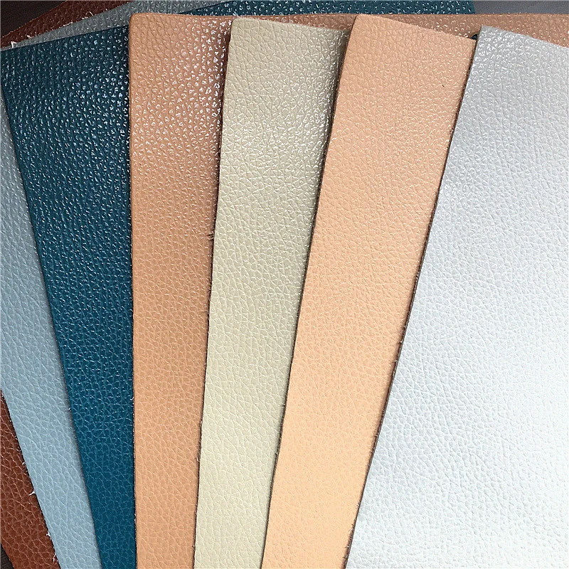 Woven Design Full Grain 100% High Quality Factory Price PU PVC Synthetic Leather for Custom Leather Bag