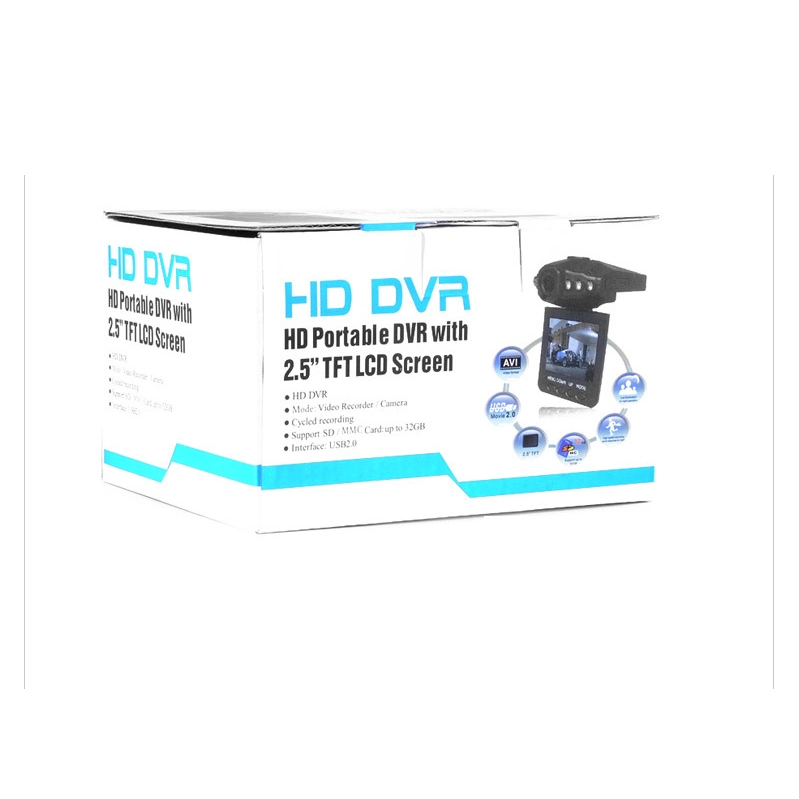 Видеорегистратор HD DVR с камерой 360 и функцией двойного обзора системы Reverse Dual Review Вождение автомобиля RC с дистанционным управлением и тахографом Dash WiFi Черный ящик