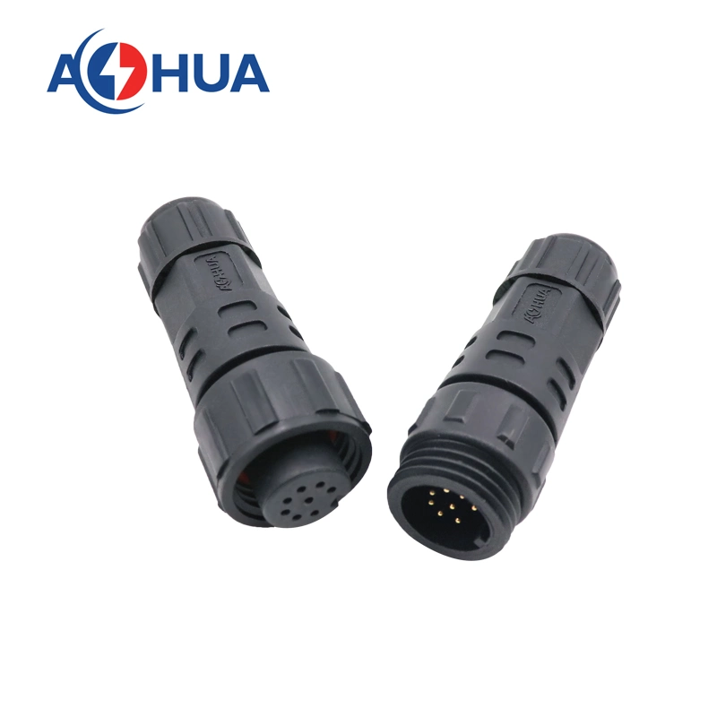 Aohua Hot Sale Electric Male Female 8 Pin M16 Solder Type Waterproof Connector