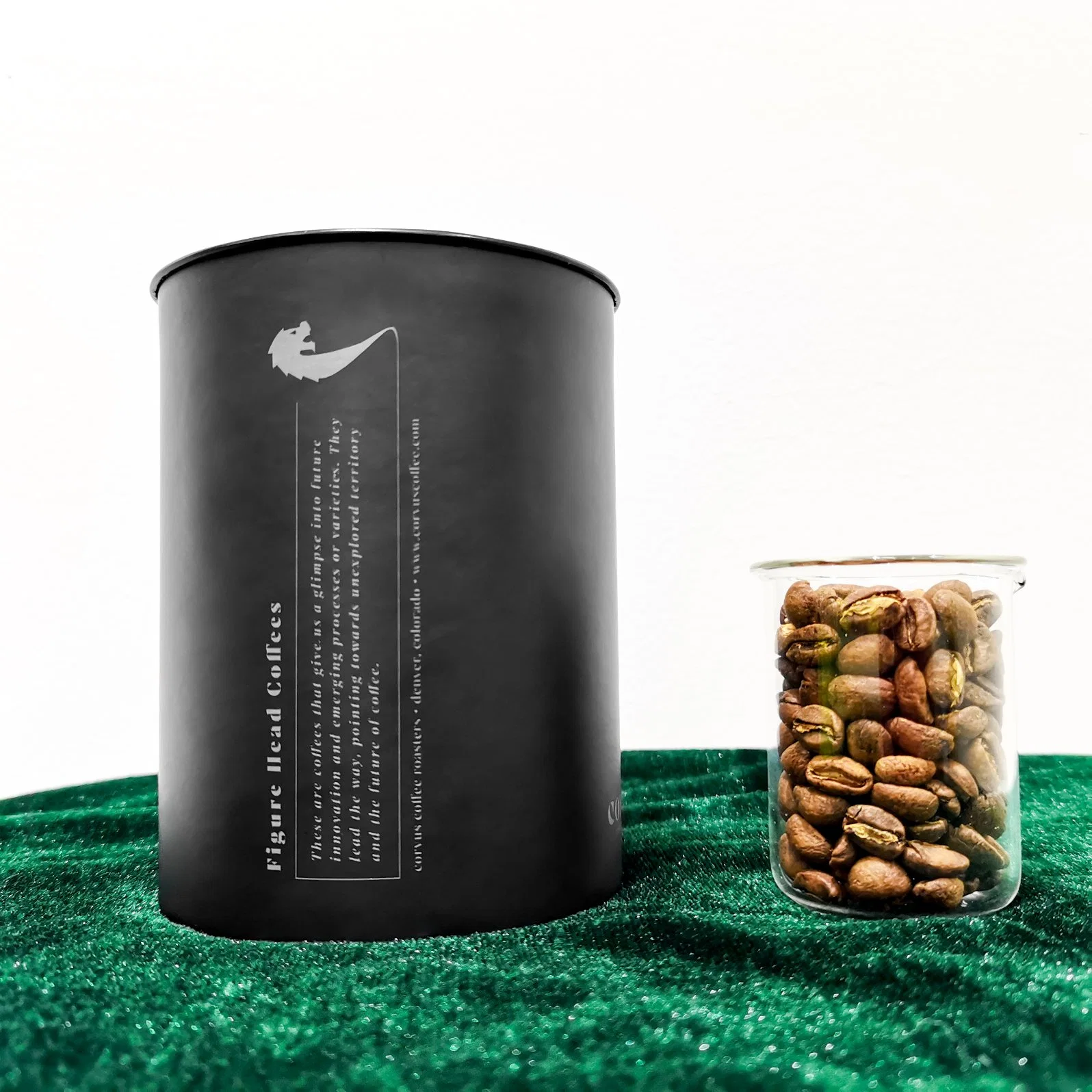 Umweltfreundliche Flasche Kaffeebohne Tube Box