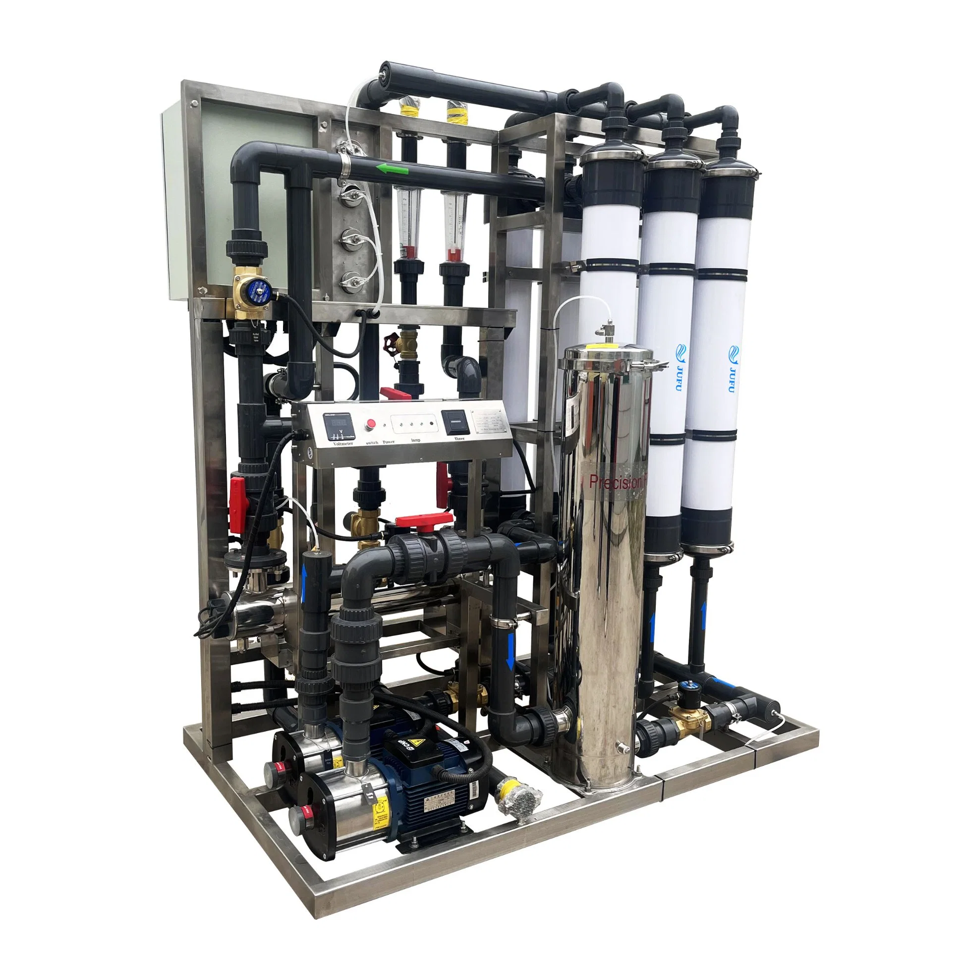 6m3/Hr UF Mineral Water Filtration Machine Ultrafiltration Filter Industrial