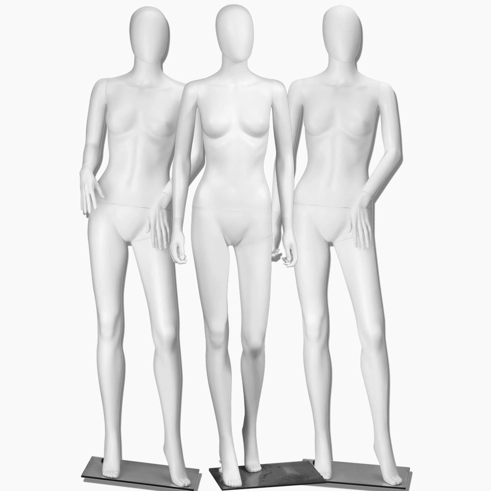 Clothes Shop Plastic Standing Posture Male/Female Full Body Mannequin for Display