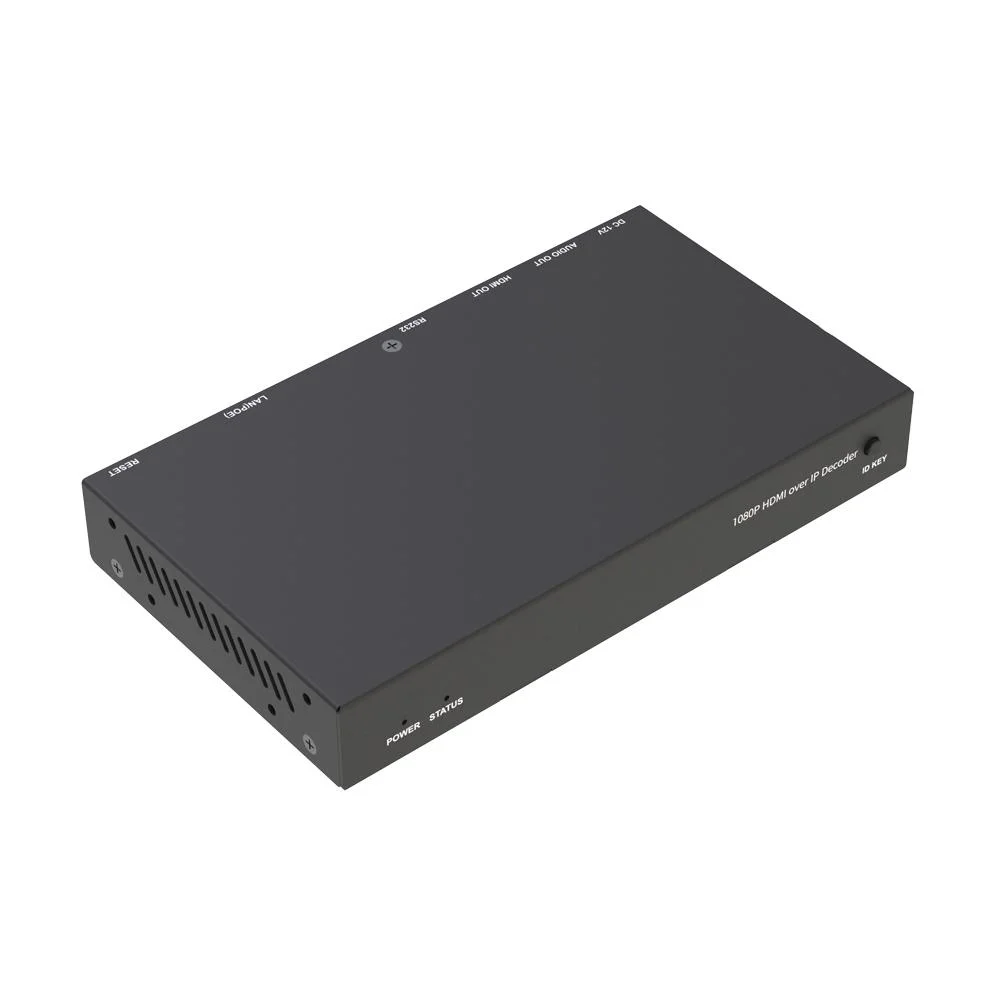 AV Zero-Configuration 1080P Plus de décodeur IP, H. 265 HDMI sur IP Extender W/ Video Wall, un contrôle visuel et POE